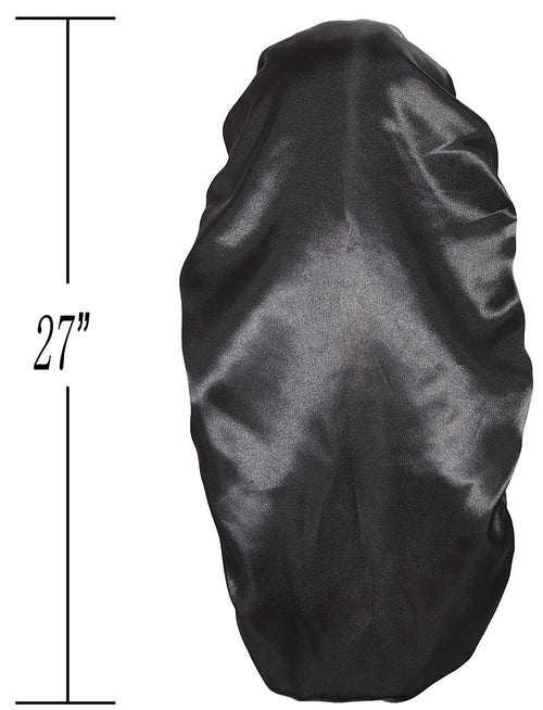 Satin Sleep Bonnet - 3 Pack Hair Wrap for Woman